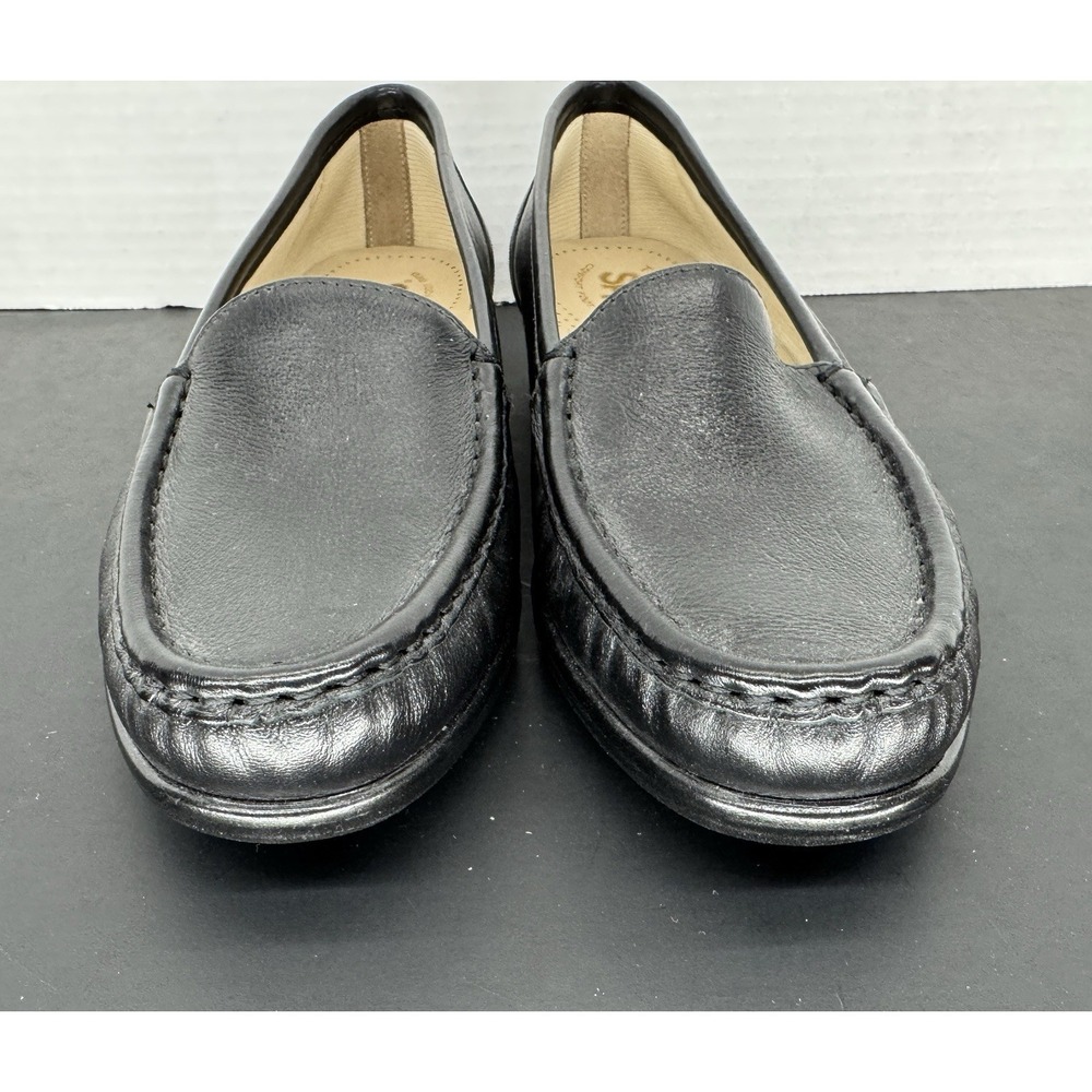 SAS 7N Simplify Black Tripad Comfort Slip On Loafers ~ 7 Narrow Womens Shoes USA - Picture 4 of 9